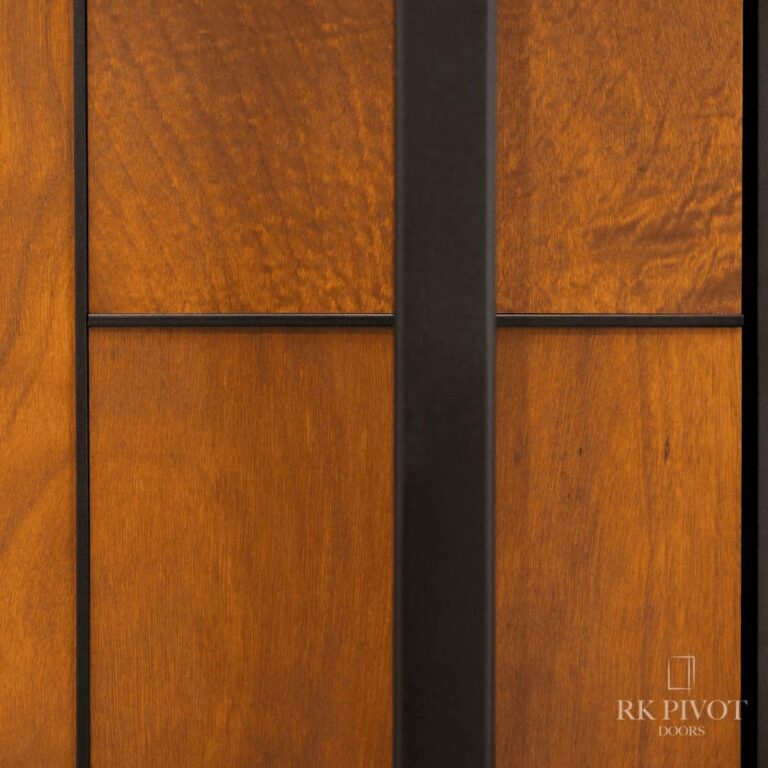 Drzwi Pivot - RK Pivot Doors pokryte płytą HPL w kolorze Espana - prodema prodex