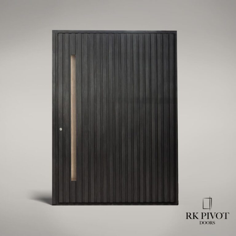RK Pivot Doors - Drzwi Pivot - wykonane z lameli drewnopodobnych