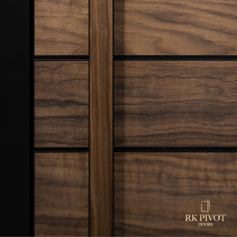 RK Pivot Doors - Echtholz Amerikanische Walnuss