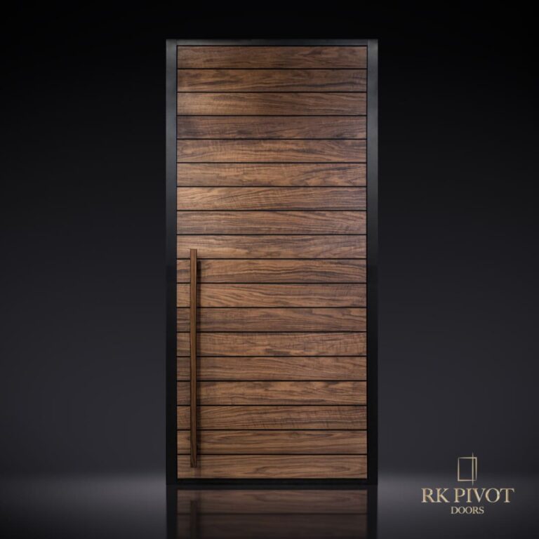 RK Pivot Doors - Echtholz Amerikanische Walnuss